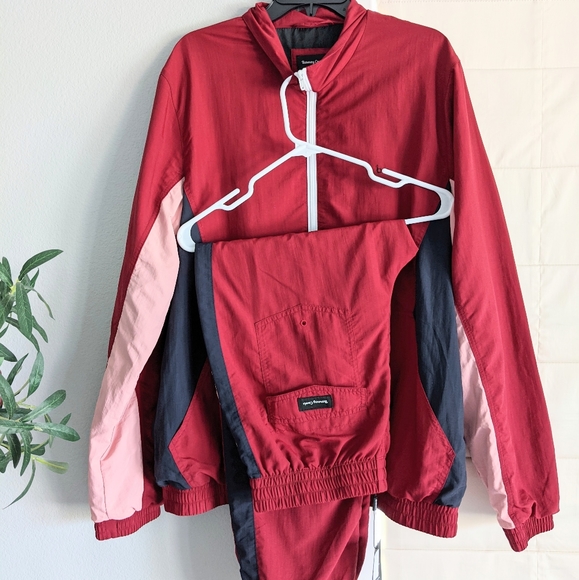 NWT Barney Cools Red Quick Track Suit Set - Picture 4 of 14
